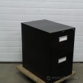 Global Black 2 Drawer Vertical Legal Filing Cabinet, Locking